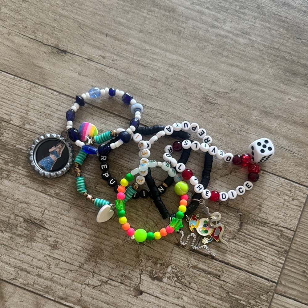 Colorful Beaded Taylor Swift Bracelets Set